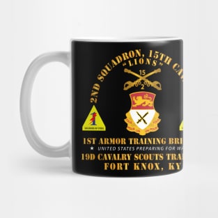 2nd Squadron, 15th Cavalry (19D) - 1st Ar Tng Bde Ft Knox, KY Mug